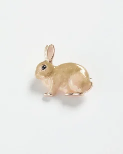 Pins & Brooches-Fable England Enamel Rabbit Brooch