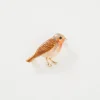 Pins & Brooches-Fable England Enamel Robin Brooch