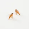 Earrings-Fable England Enamel Robin Earrings