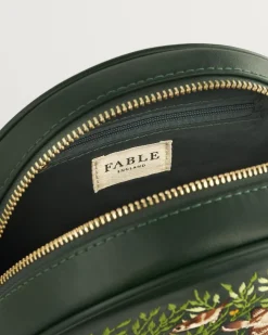 Cross Body Bags|Embroidered Bags-Fable England Fable Chloe Fawn Circle Bag