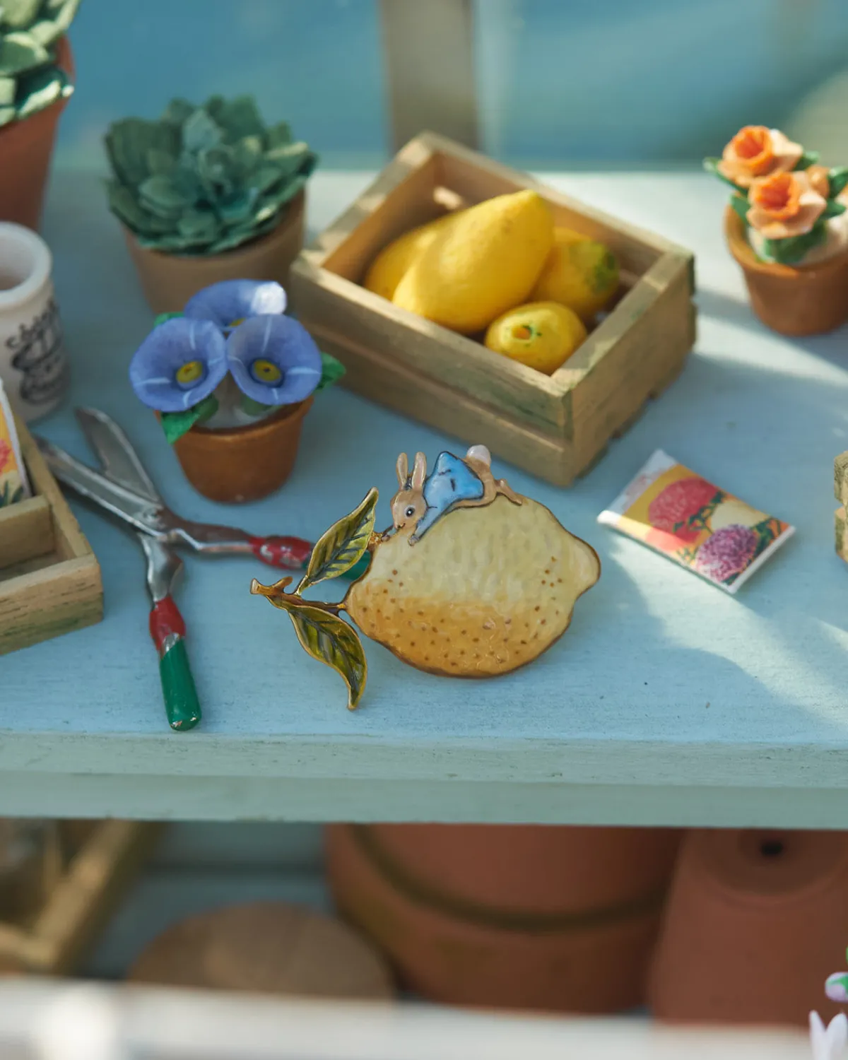 Pins & Brooches-Fable England x Peter Rabbit Lemon Brooch
