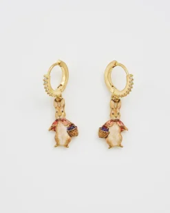 Earrings-Fable England x Peter Rabbit Cotton-tail Earrings
