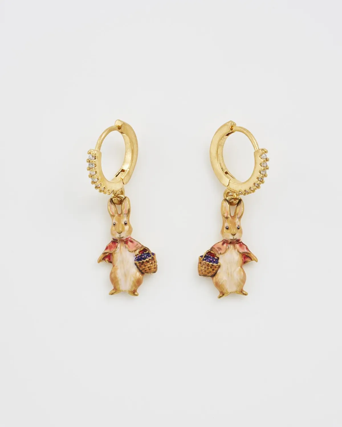 Earrings-Fable England x Peter Rabbit Cotton-tail Earrings