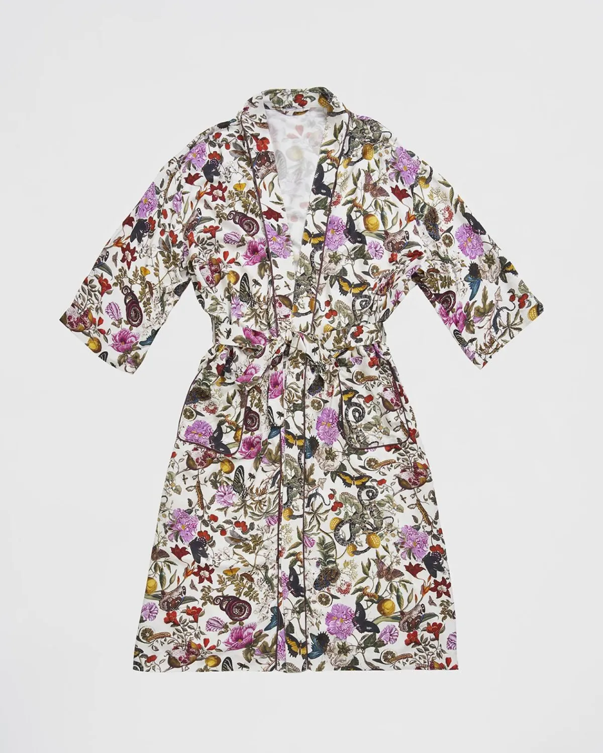 Kimonos-Fable England Floral Engravings Kimono