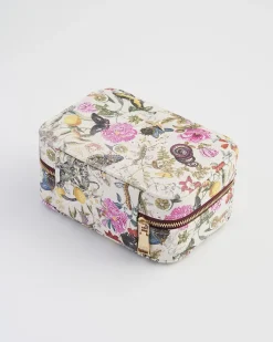 Jewelry Boxes-Fable England Floral Engravings Large Printed Jewelry Box