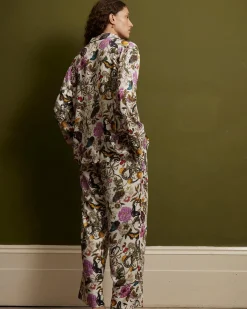 Pajamas-Fable England Floral Engravings Pajamas