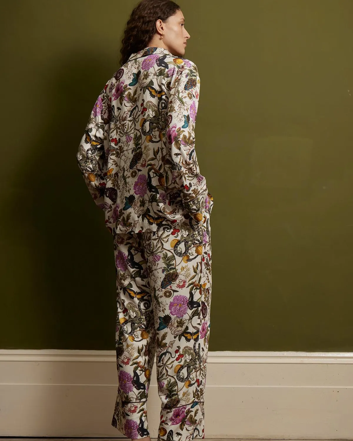 Pajamas-Fable England Floral Engravings Pajamas