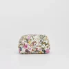 Toiletry Bags|Pouches-Fable England Floral Engravings PU Cosmetics Pouch