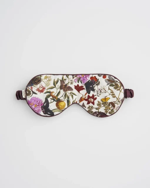 Sleep Masks-Fable England Floral Engravings Sleep Mask