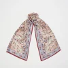 Lightweight Scarves-Fable England Folksy Fox Silky Scarf