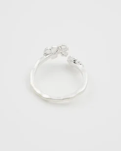 Silver Jewelry|Rings-Fable England Forget Me Not Silver Ring