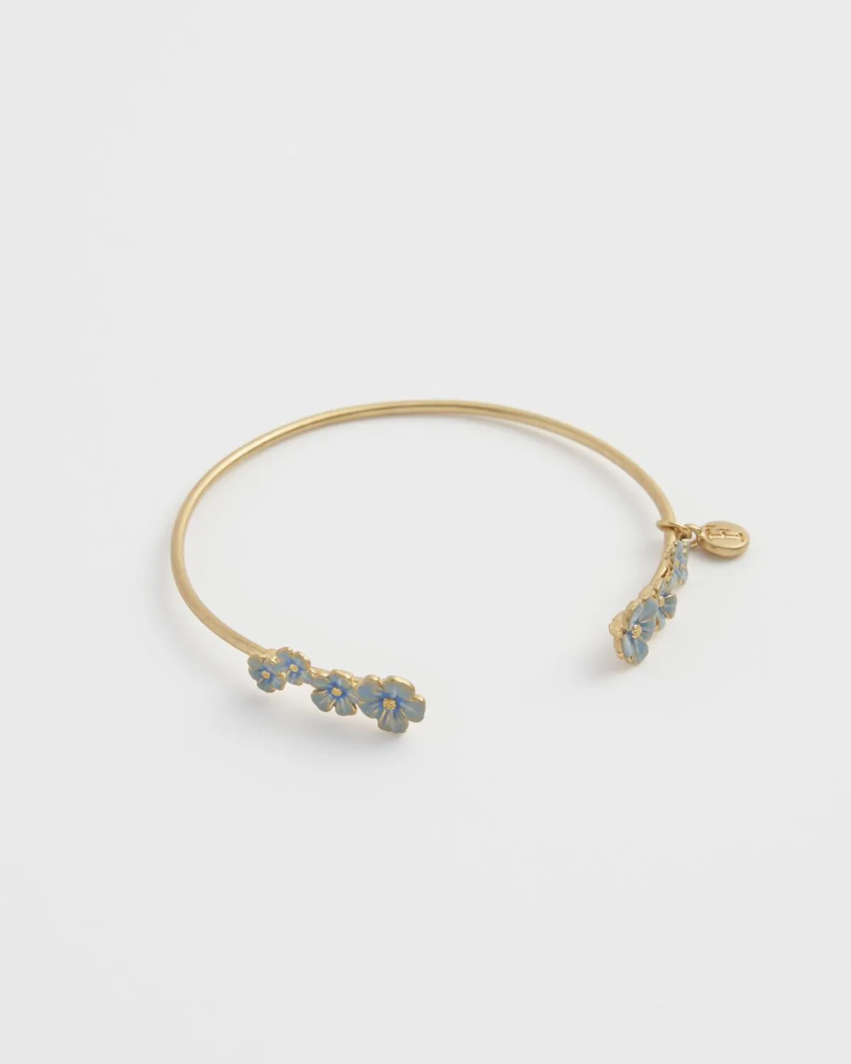 Bracelets & Bangles-Fable England Forget-Me-Not Bangle