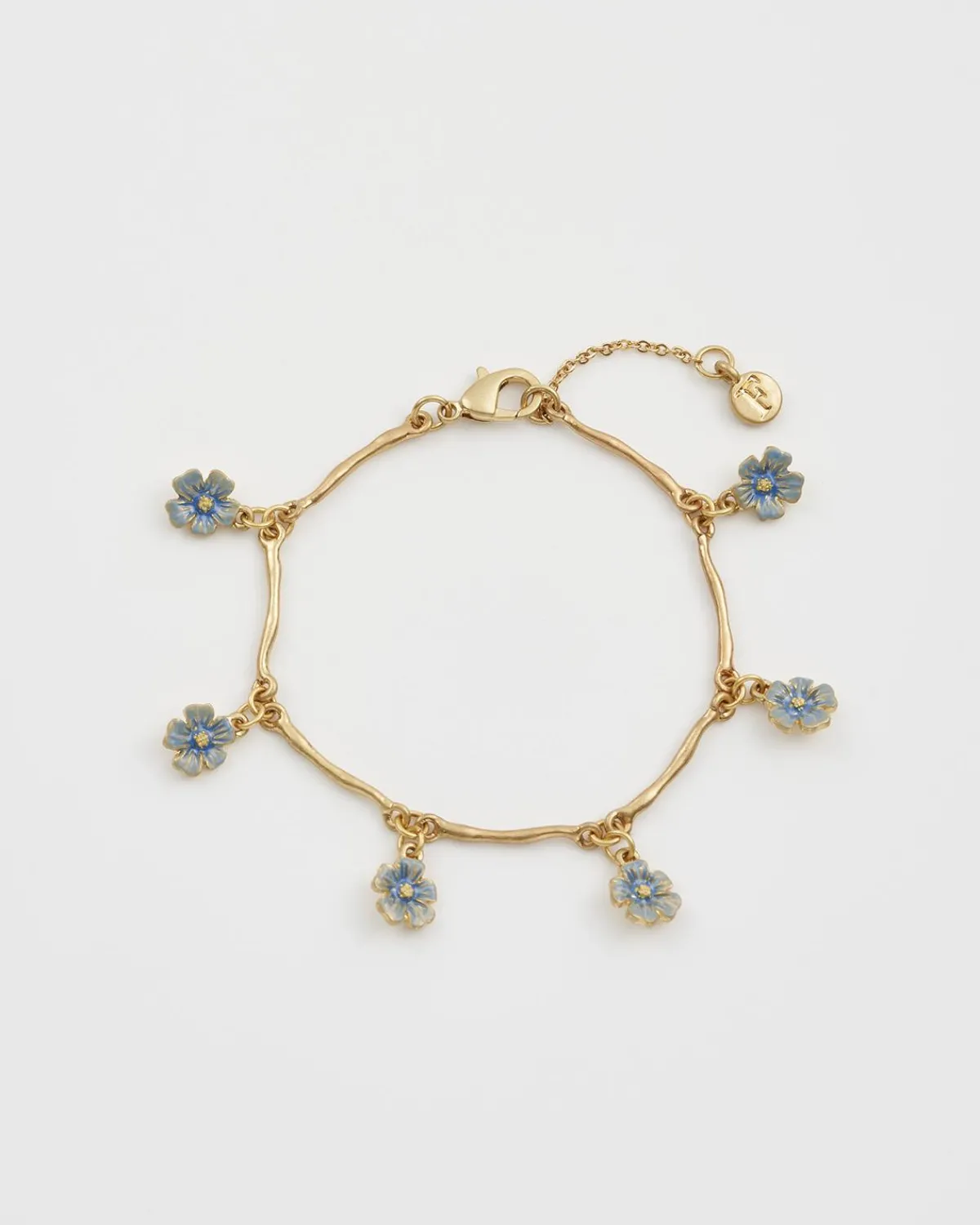 Bracelets & Bangles-Fable England Forget-Me-Not Bracelet