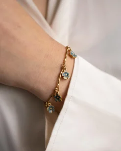 Bracelets & Bangles-Fable England Forget-Me-Not Bracelet