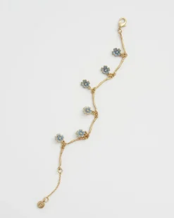Bracelets & Bangles-Fable England Forget-Me-Not Bracelet