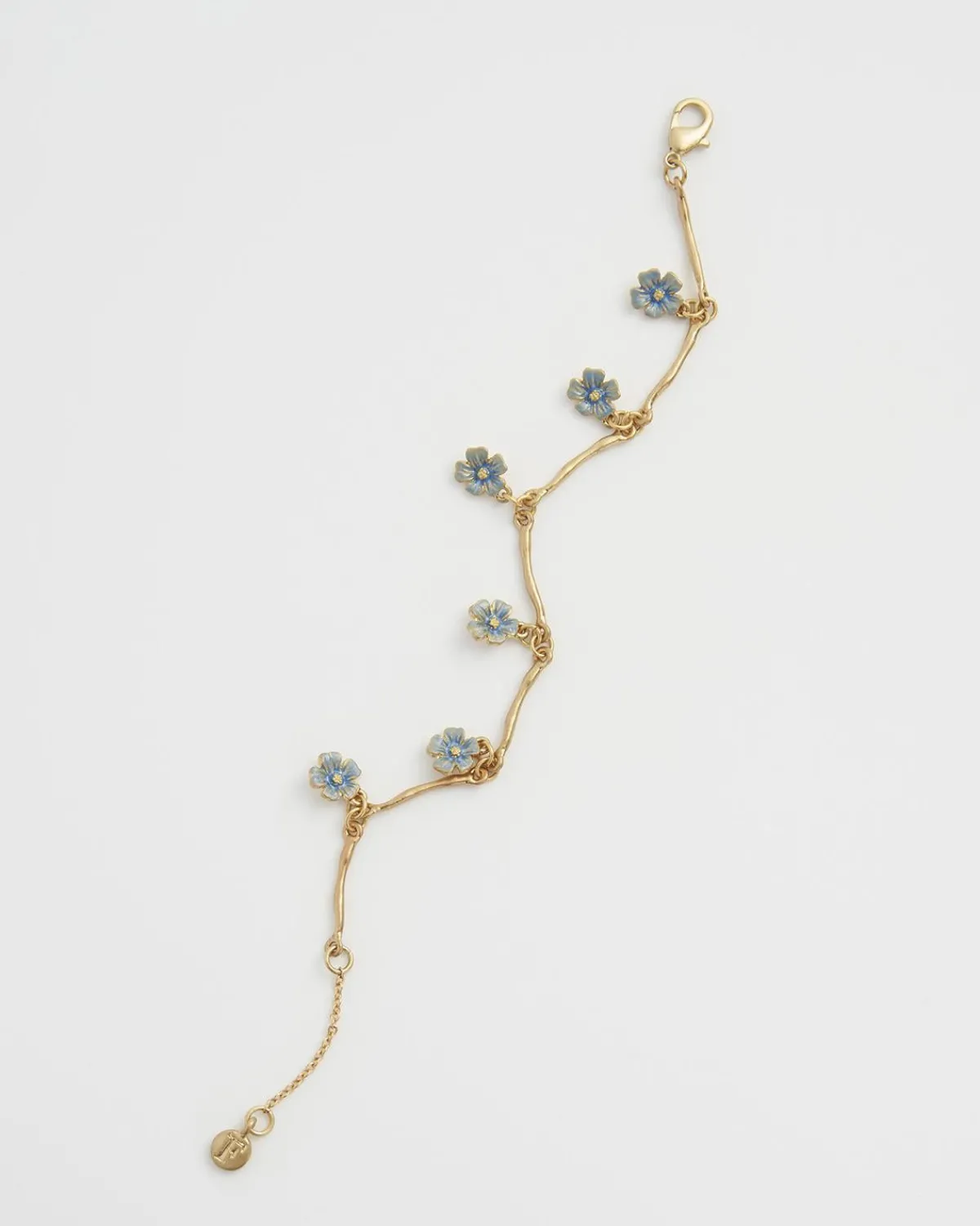 Bracelets & Bangles-Fable England Forget-Me-Not Bracelet