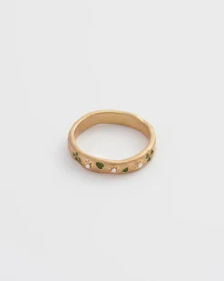 Rings-Fable England Four Leaf Clover & Pearl Ring