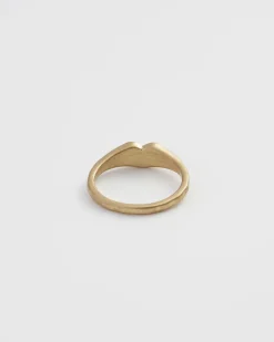Rings-Fable England Four Leaf Clover & Pearl Signet Ring