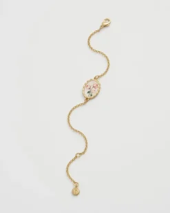 Bracelets & Bangles-Fable England Framed Roses Bracelet