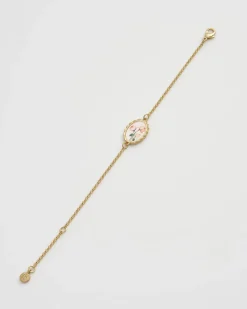 Bracelets & Bangles-Fable England Framed Roses Bracelet