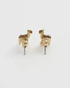 Earrings-Fable England Giraffe Stud Earrings