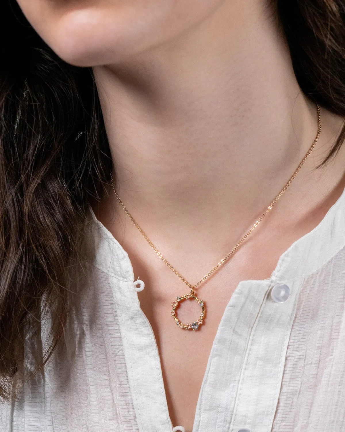 Necklaces-Fable England Hibiscus Necklace