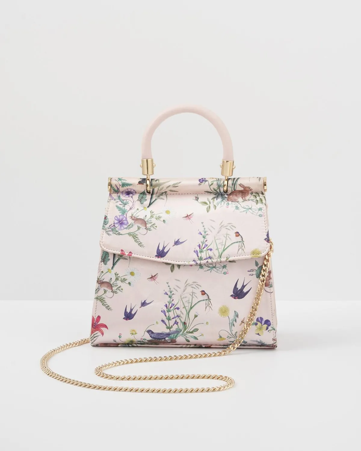 Clutch & Evening Bags|Cross Body Bags-Fable England High Tea Mini Top Handle Tote