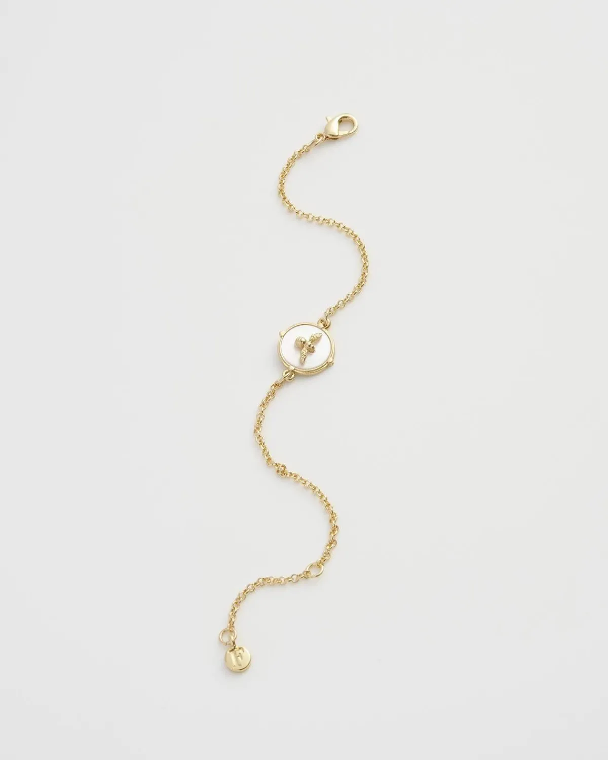 Bracelets & Bangles-Fable England Honey Bee & Pearl Bracelet