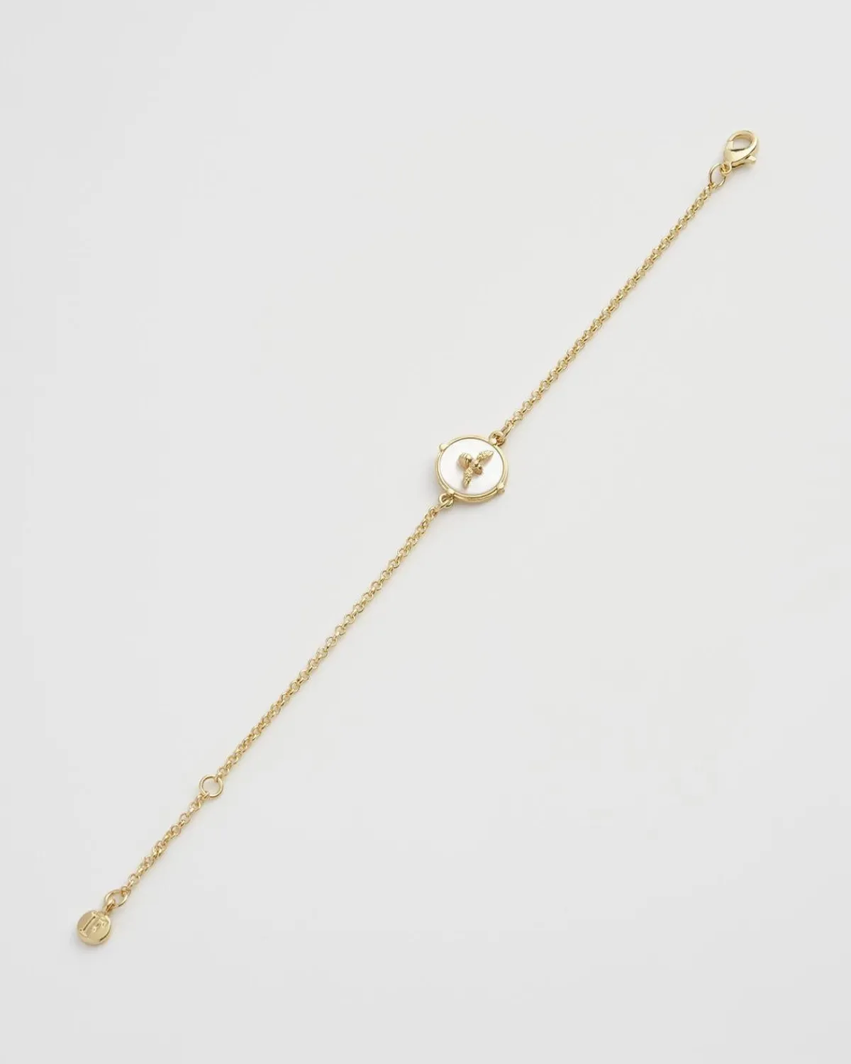 Bracelets & Bangles-Fable England Honey Bee & Pearl Bracelet