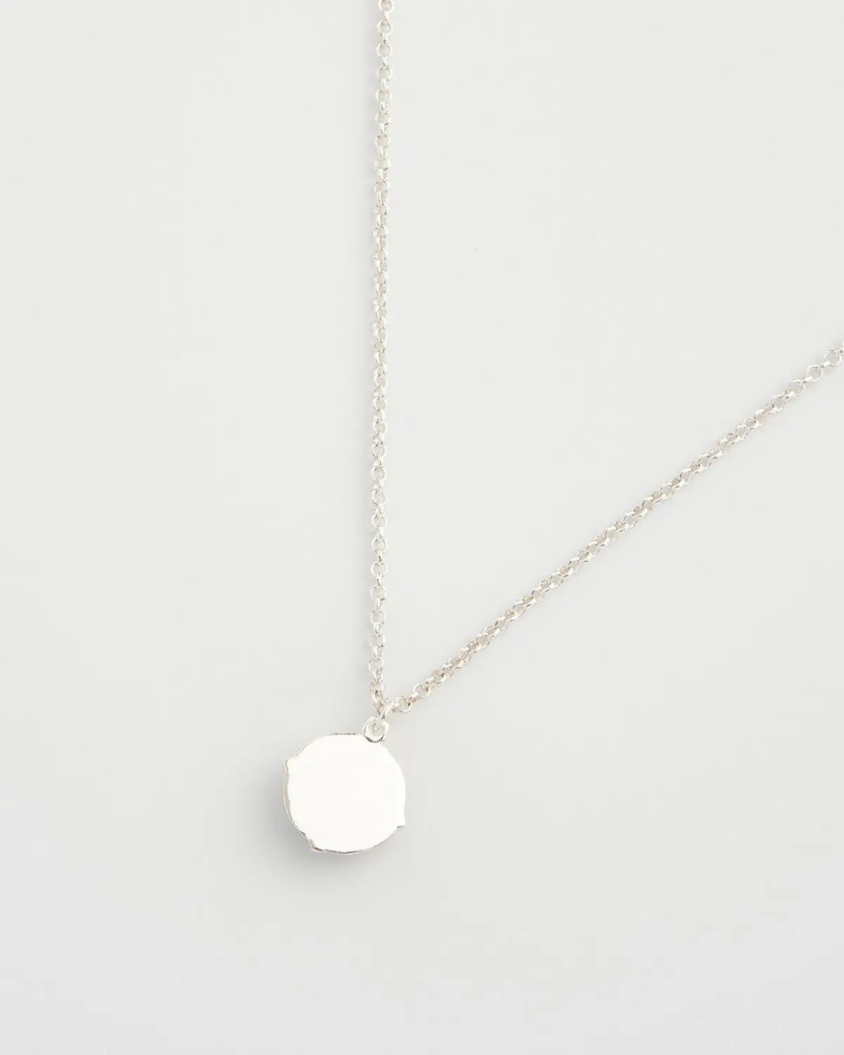 Necklaces-Fable England Honey Bee & Pearl Pendant Silver