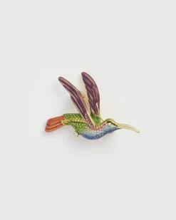 Pins & Brooches-Fable England Hummingbird Brooch