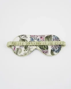 Sleep Masks-Fable England Hydrangea Ivory Sleep Mask