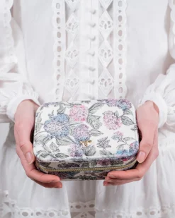 Jewelry Boxes-Fable England Hydrangea Large Jewelry Box