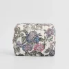 Pouches|Makeup Bags-Fable England Hydrangea Large Quilted Makeup Bag