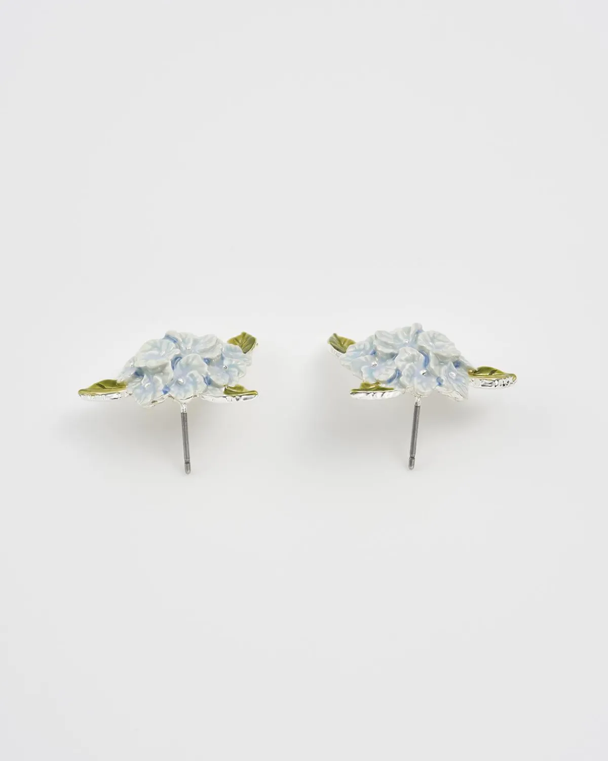 Silver Jewelry|Earrings-Fable England Hydrangea Silver Earrings