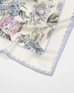 Square Scarves-Fable England Hydrangea Square Scarf