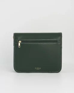 Work Bags|Cross Body Bags-Fable England Into the Woods Green Satchel