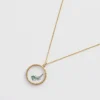 Necklaces-Fable England Lavender Monocle Necklace