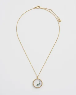 Necklaces-Fable England Lavender Monocle Necklace
