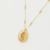 Zodiac Collection|Necklaces-Fable England Leo Zodiac Necklace