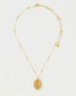 Zodiac Collection|Necklaces-Fable England Leo Zodiac Necklace