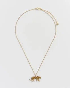 Necklaces-Fable England Leopard Necklace