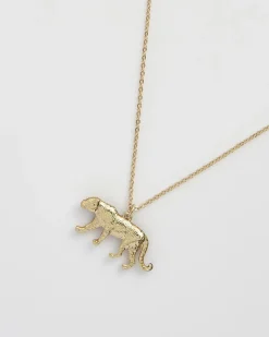 Necklaces-Fable England Leopard Necklace