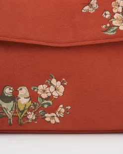 Bracelets & Bangles|Clutch & Evening Bags-Fable England Lovebirds Mini Top Handle Tote