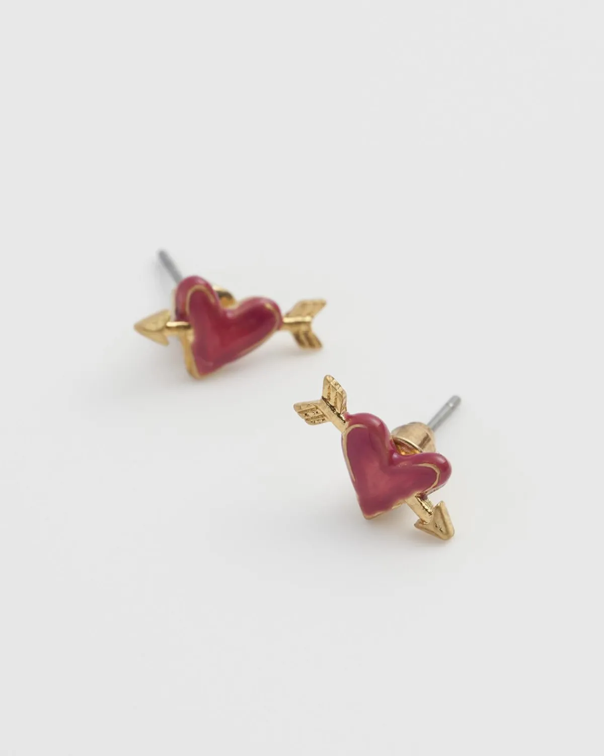 Earrings-Fable England Lovestruck Heart Earrings