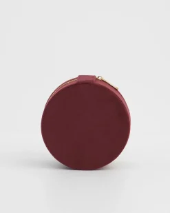 Jewelry Boxes-Fable England Magical Mushroom Burgundy Velvet Jewelry Box