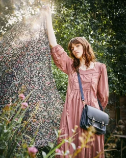 Work Bags|Satchel Bags-Fable England Magical Mushrooms Black Satchel