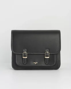 Work Bags|Satchel Bags-Fable England Magical Mushrooms Black Satchel