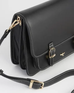 Work Bags|Satchel Bags-Fable England Magical Mushrooms Black Satchel