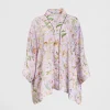 Kimonos-Fable England Meadow Creature Lilac Short Kimono